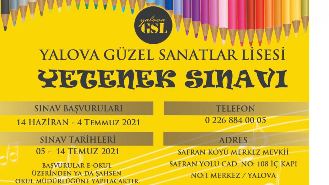 Güzel Sanatlar Lisesi Yetenek Sınavı