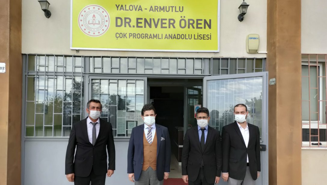 İl Millî Eğitim Müdürümüz Dr. Abdülaziz Yeniyol'un Armutlu İlçe Ziyareti