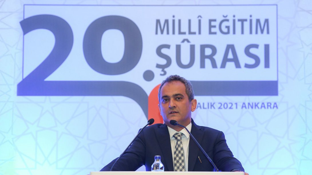 Bakan Özer, 20. Millî Eğitim Şûrası'nı Değerlendirdi