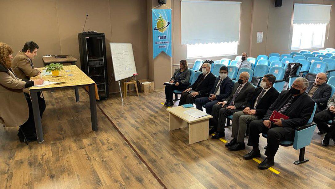 HAYAT BOYU ÖĞRENME ŞUBESİ ÇALIŞMALARI DEĞERLENDİRME TOPLANTISI GERÇEKLEŞTİRİLDİ