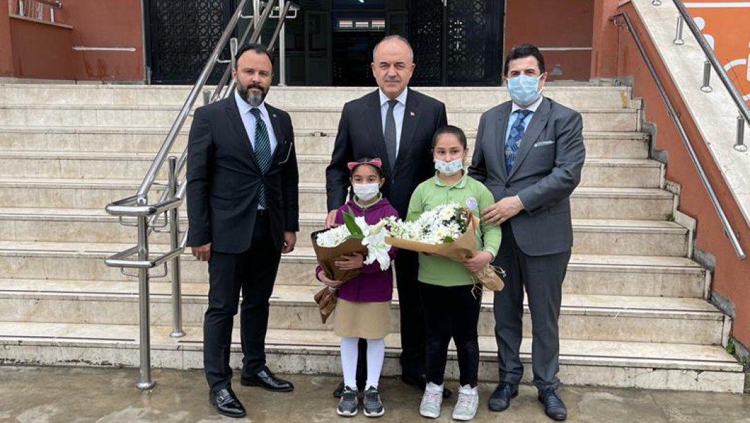 VALİMİZ SAYIN MUAMMER EROL, 19 TEMMUZ İLKOKULU'NU ZİYARET ETTİ