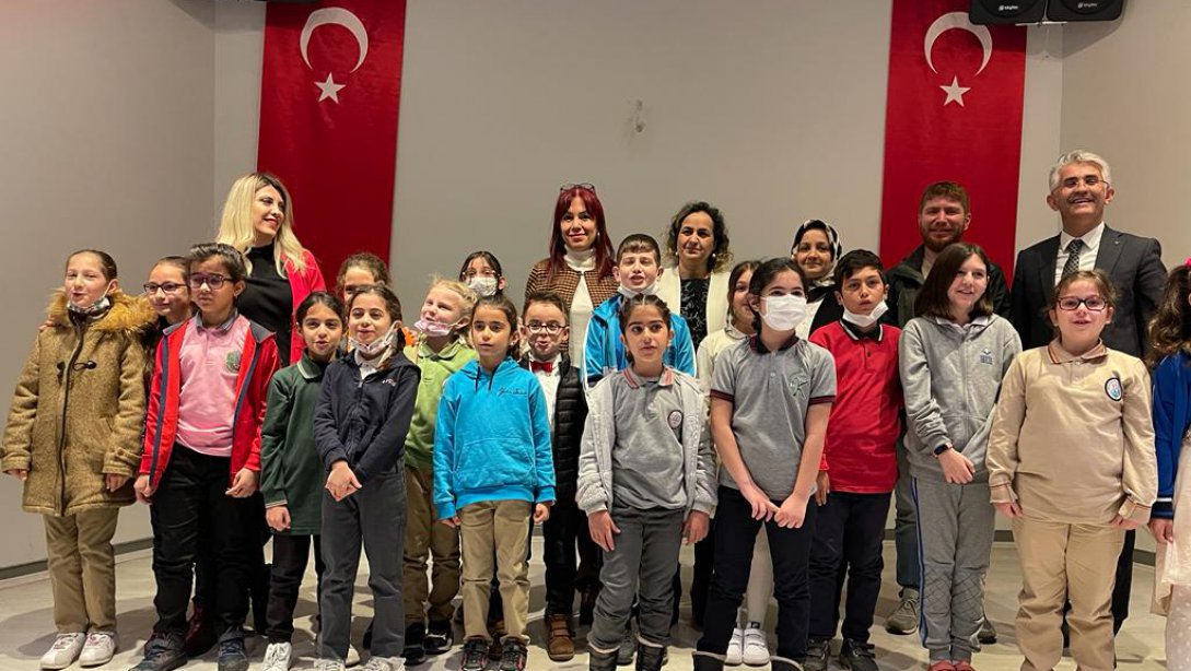 İLKOKULLAR ARASI ŞİİR OKUMA VE ORTAOKULLAR ARASI RESİM YARIŞMASI SONUÇLANDI