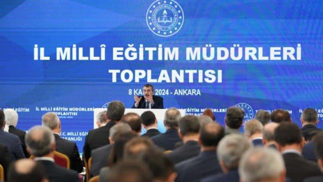  İl MİLLÎ EĞİTİM MÜDÜRLERİ TOPLANTISI